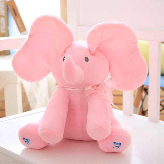 Peekaboo Elephant Plush Doll
