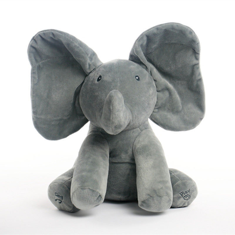 Peekaboo Elephant Plush Doll