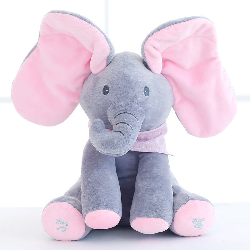 Peekaboo Elephant Plush Doll